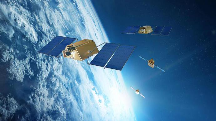 九天微星互聯網衛星在軌效果圖
